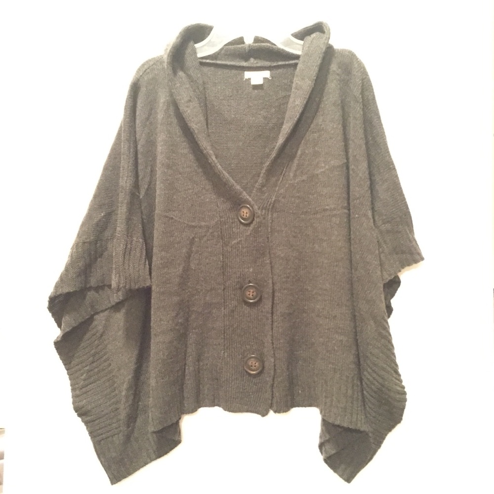 Xhilaration drapy fall poncho sweater